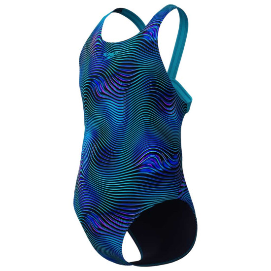 Speedo Παιδικό ολόσωμο μαγιό Print Leaderback Swimsuit
